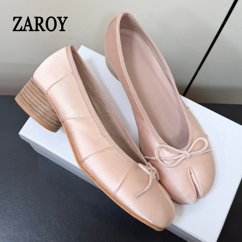 Split Toe Tabi Women's Pumps A - Slip Dress Satin incelemesi ve fiyatı