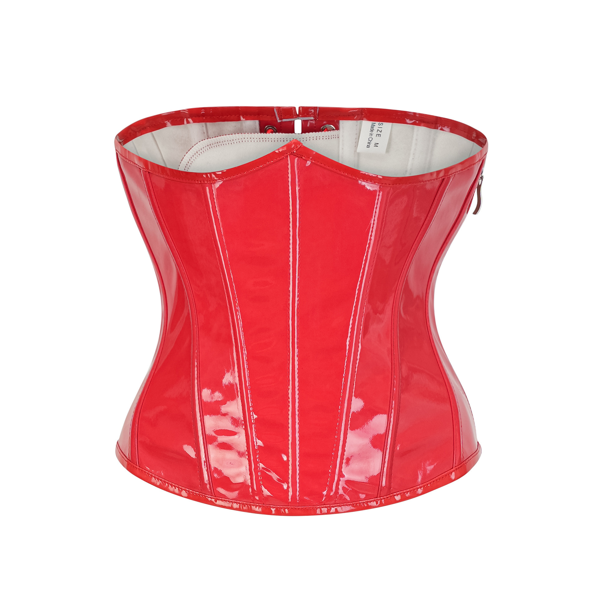 Steampunk Red PU Leather Side  - Corset Waist Cinch incelemesi ve fiyatı