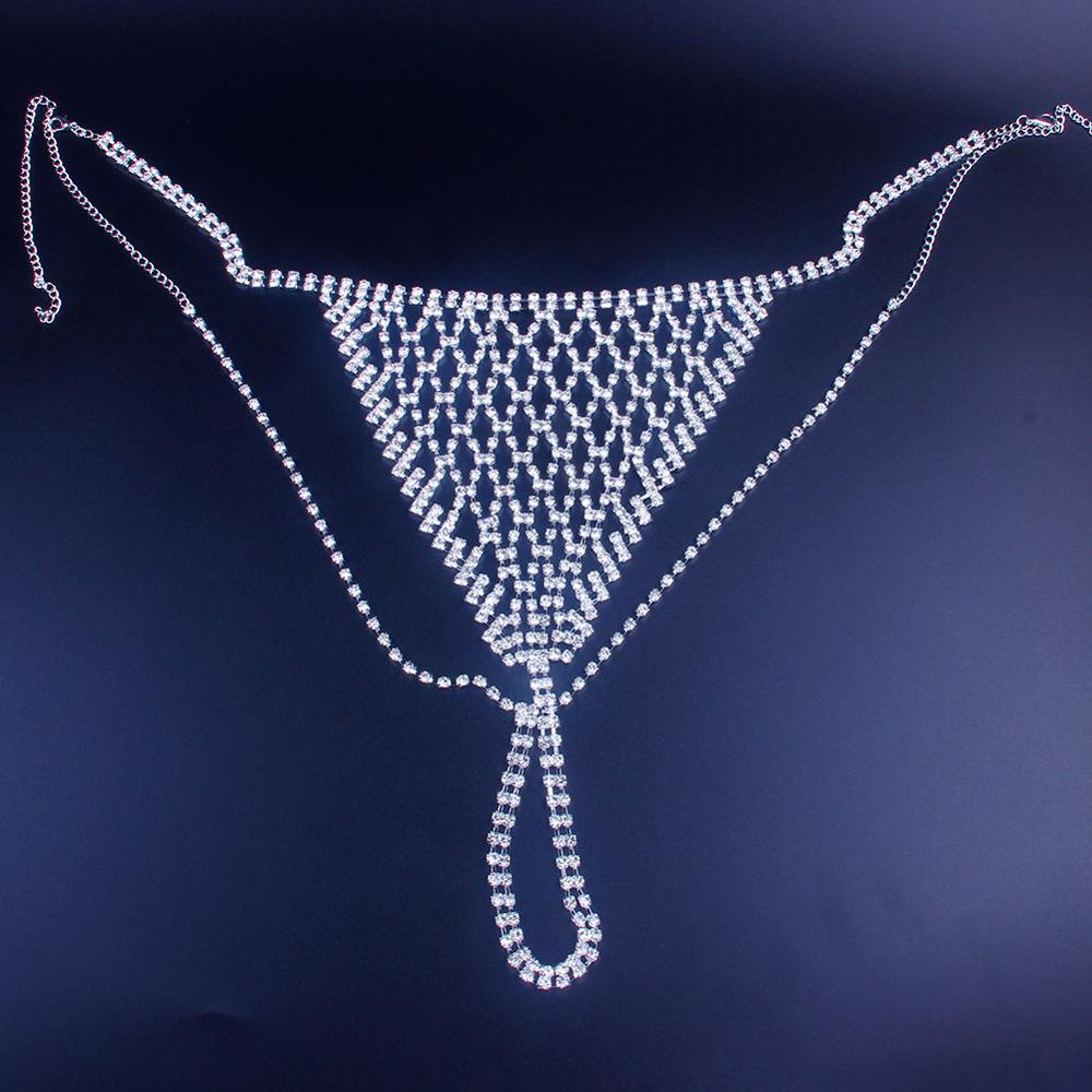 Stonefans Mesh Rhinestone Body - Thong Bikini Women incelemesi ve fiyatı