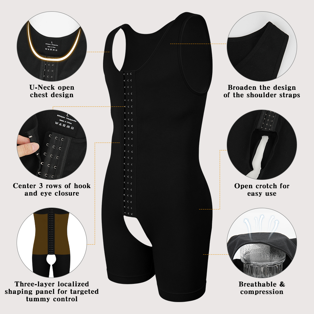 Men's Compression Shapewear  T - Shapewear Bodysuit Firm incelemesi ve fiyatı