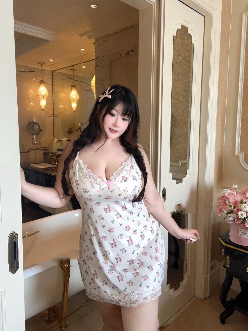 Women's Sexy Plus Size Lingeri - Babydoll Chemise Night incelemesi ve fiyatı