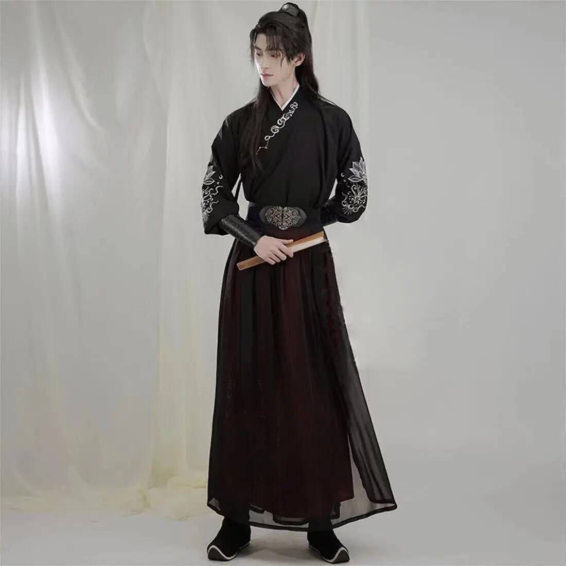 Ancient knight hanfu men women - Robe Silk Women incelemesi ve fiyatı