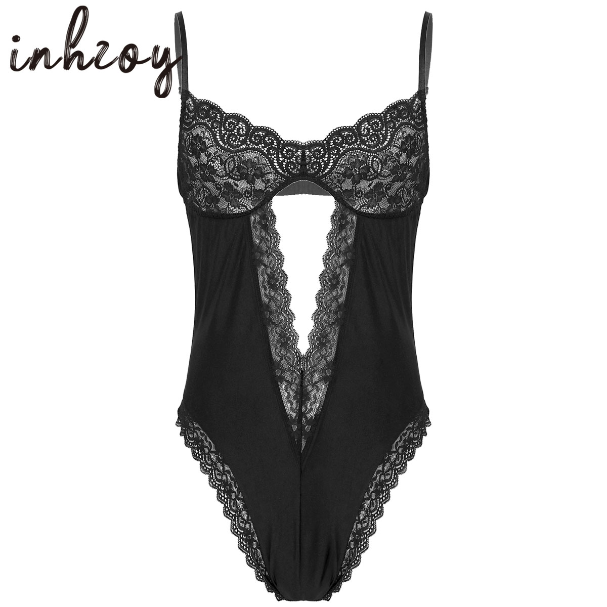 Men Sexy Bodysuit Lingerie Gay - Lace Teddy Lingerie incelemesi ve fiyatı