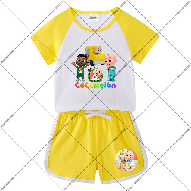 2PCS Cocomelons Kids T-shirts  - Boyshort Underwear incelemesi ve fiyatı