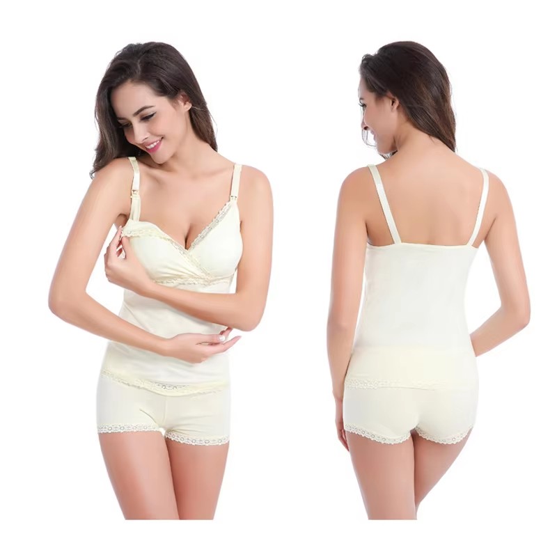 Maternity Clothes Women's Slee - Nursing Bra Sleep incelemesi ve fiyatı