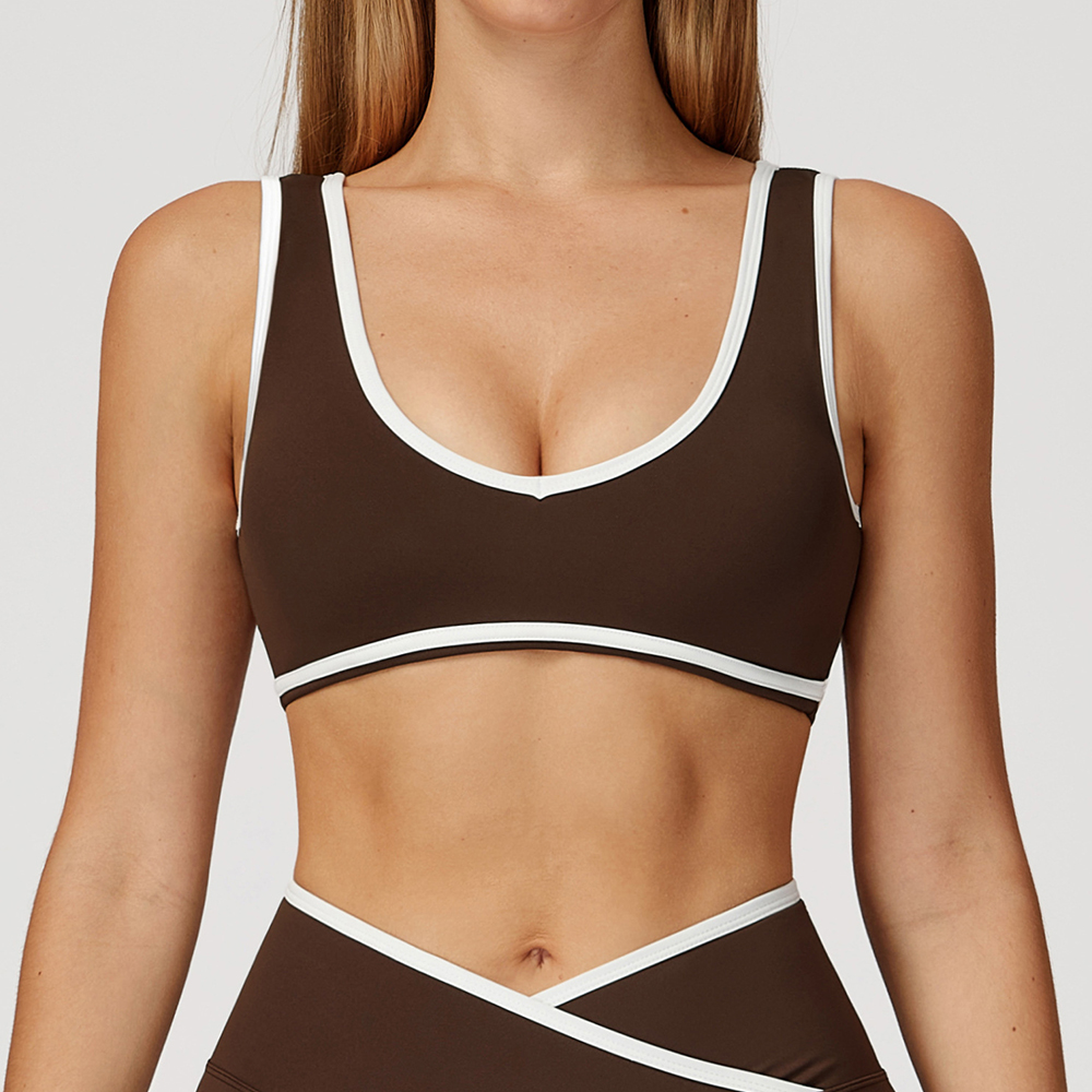 V-Neck Sports Bra Women Top Pu - Push Up Bra Padded incelemesi ve fiyatı