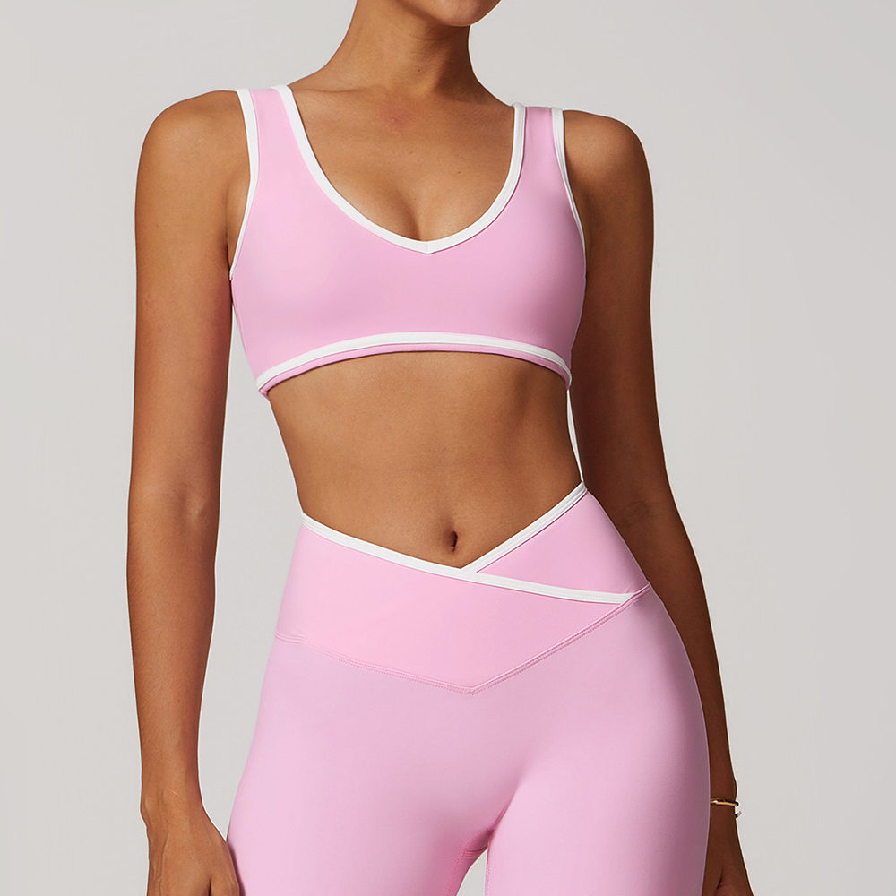 V-Neck Sports Bra Women Top Pu - Push Up Bra Padded incelemesi ve fiyatı