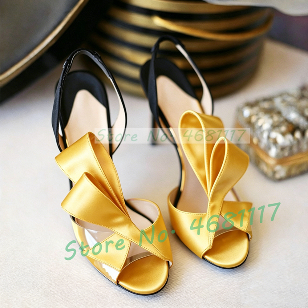 Satin Bow Back Strap High Heel - Slip Dress Satin incelemesi ve fiyatı