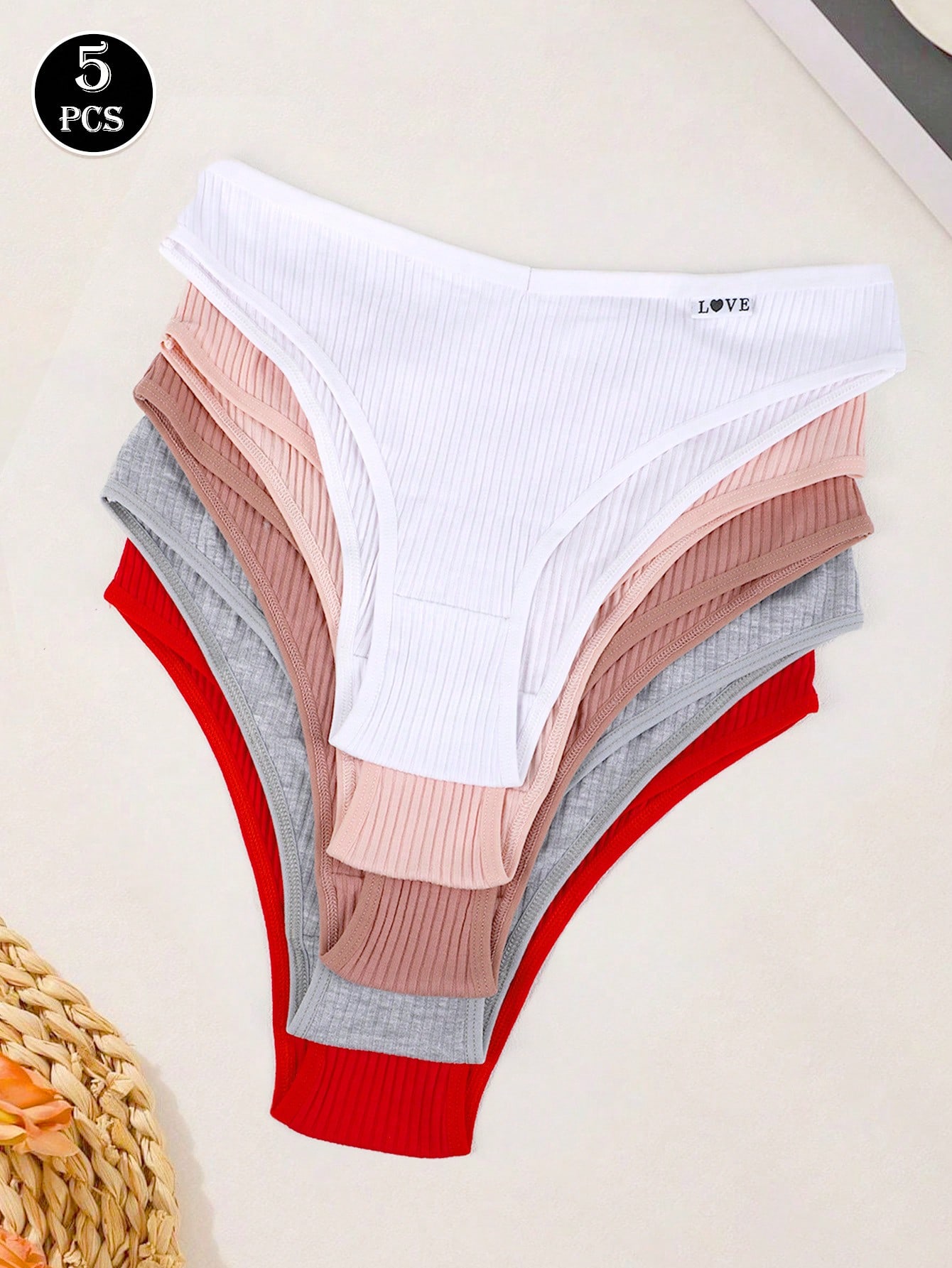 5-Pack Ribbed Seamless Briefs  - Seamless Underwear Women incelemesi ve fiyatı