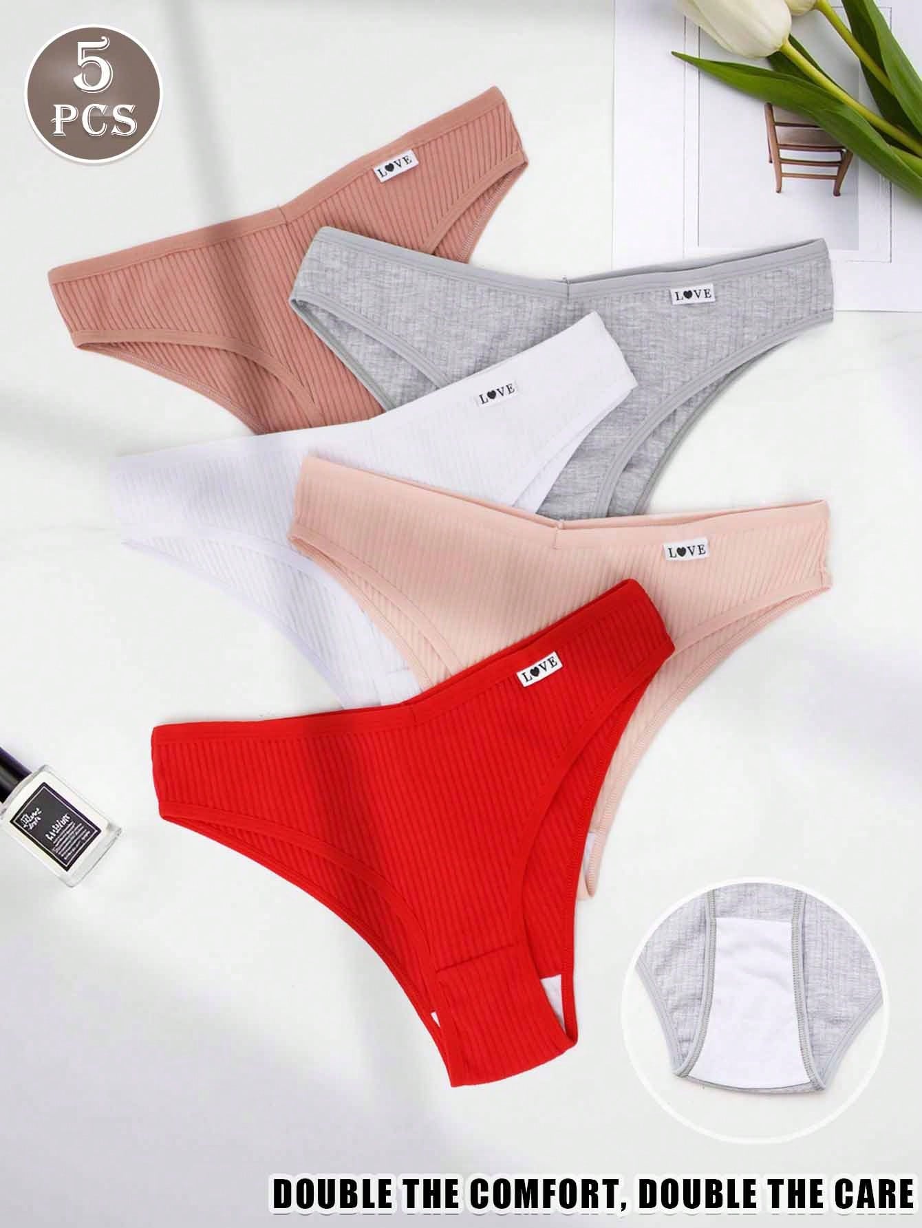 5-Pack Ribbed Seamless Briefs  - Seamless Underwear Women incelemesi ve fiyatı