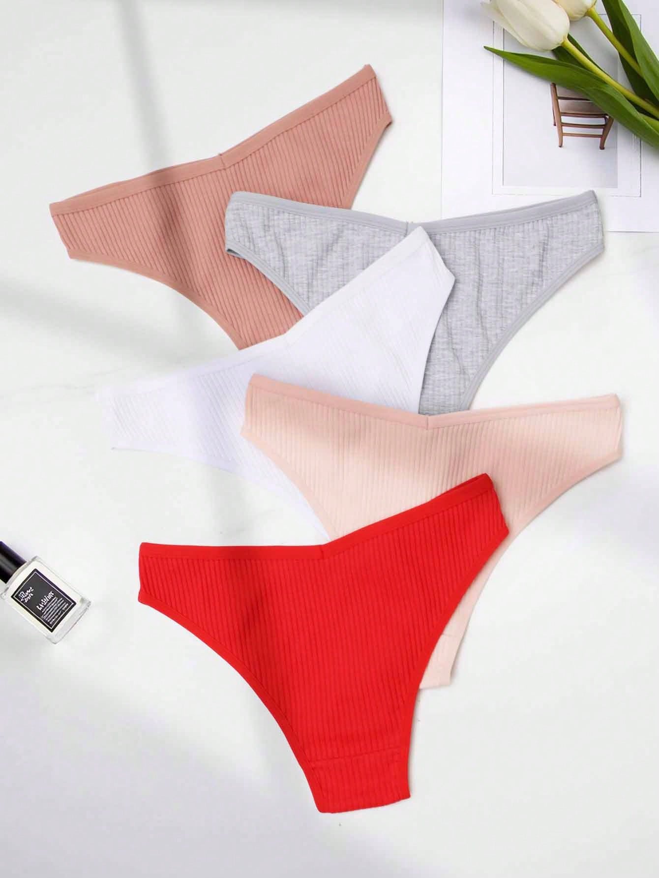 5-Pack Ribbed Seamless Briefs  - Seamless Underwear Women incelemesi ve fiyatı