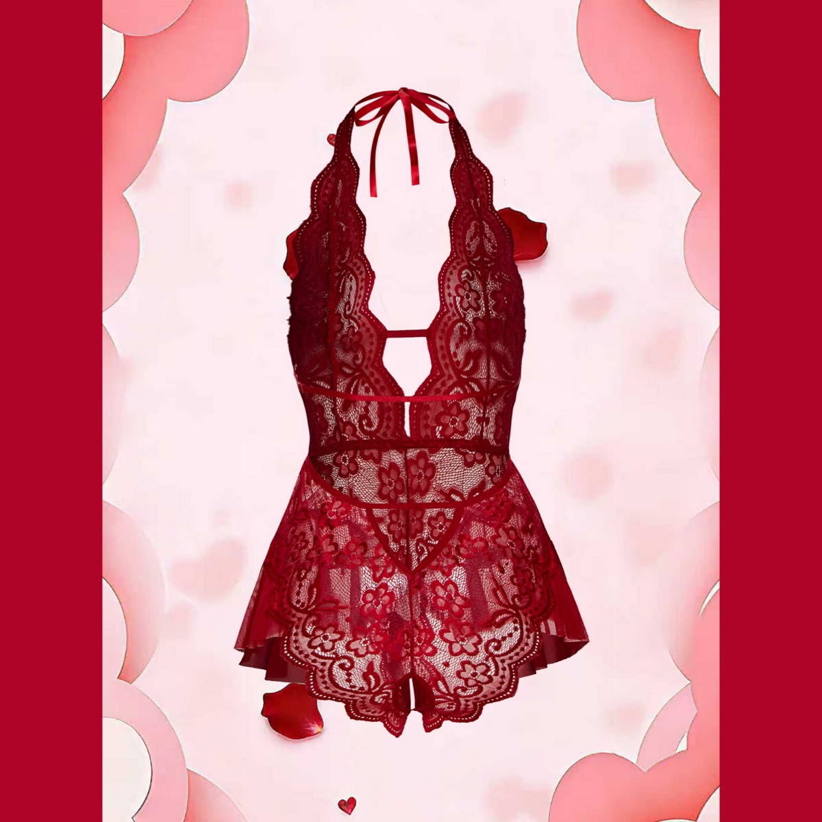 Erotic Crotchless Hot Lingerie - Lace Teddy Lingerie incelemesi ve fiyatı