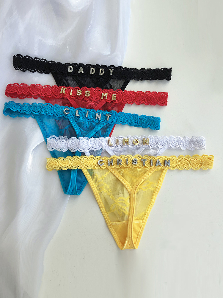 Custom Thong Panties with Name - Thong Bikini Women incelemesi ve fiyatı