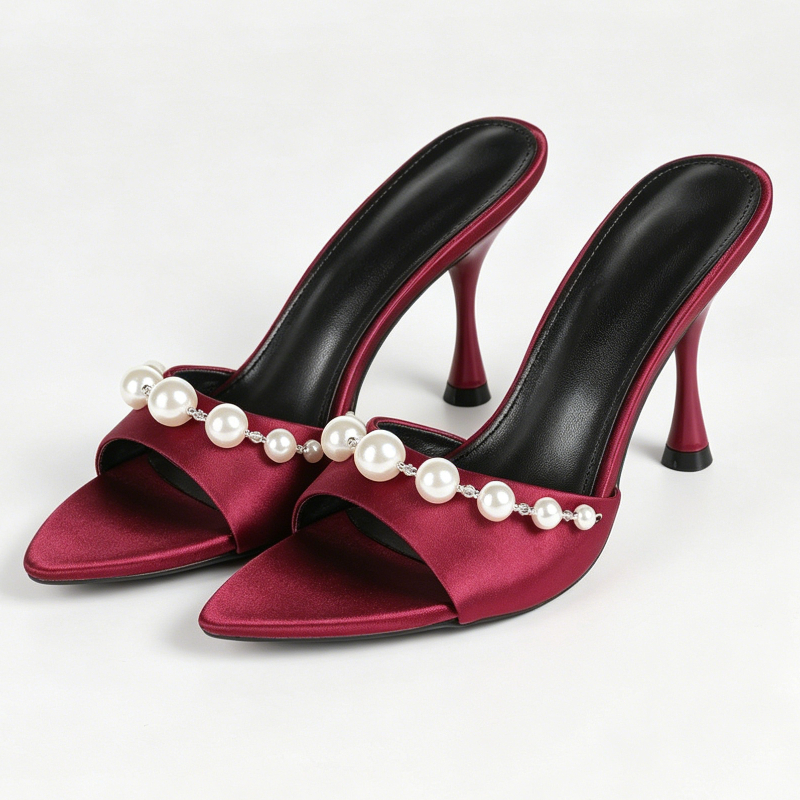 Elegant Satin Heeled Sandals W - Slip Dress Satin incelemesi ve fiyatı