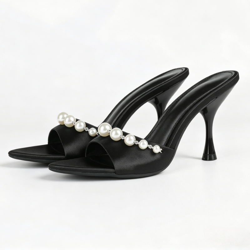 Elegant Satin Heeled Sandals W - Slip Dress Satin incelemesi ve fiyatı
