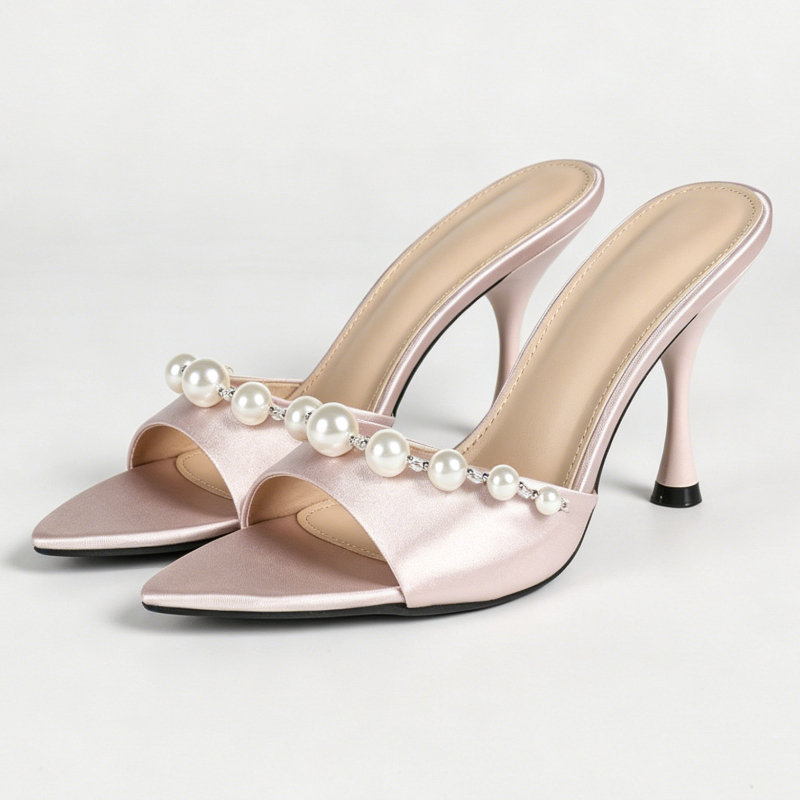 Elegant Satin Heeled Sandals W - Slip Dress Satin incelemesi ve fiyatı