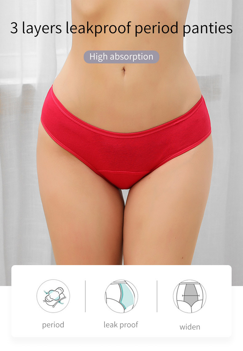 Hot Sale Mid-Rise Seamless Men - Period Panty Absorbent incelemesi ve fiyatı