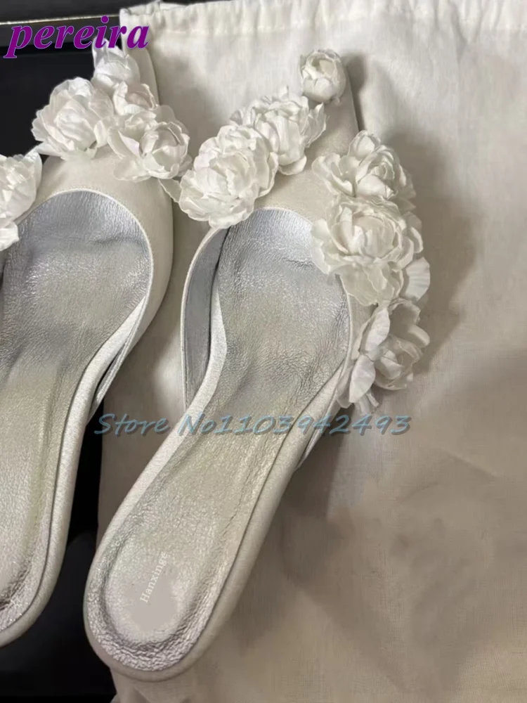 Multi Flower Wedding Sandals S - Slip Dress Satin incelemesi ve fiyatı