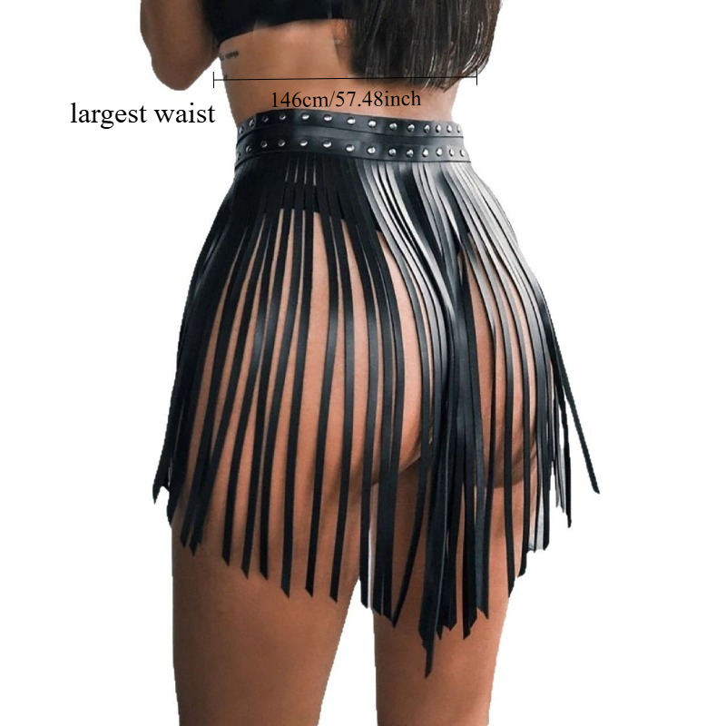 Women Gothic Bondage Skirt Bla - Garter Belt Set incelemesi ve fiyatı