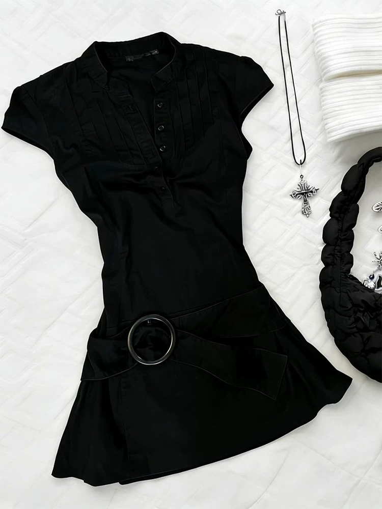 Vintage Style Black Slim Fit P - Corset Waist Cinch incelemesi ve fiyatı