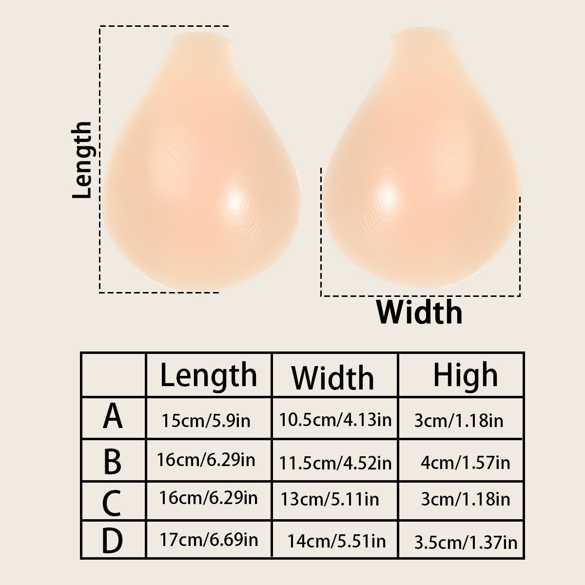Self Adhesive Silicone Invisib - Push Up Bra Padded incelemesi ve fiyatı