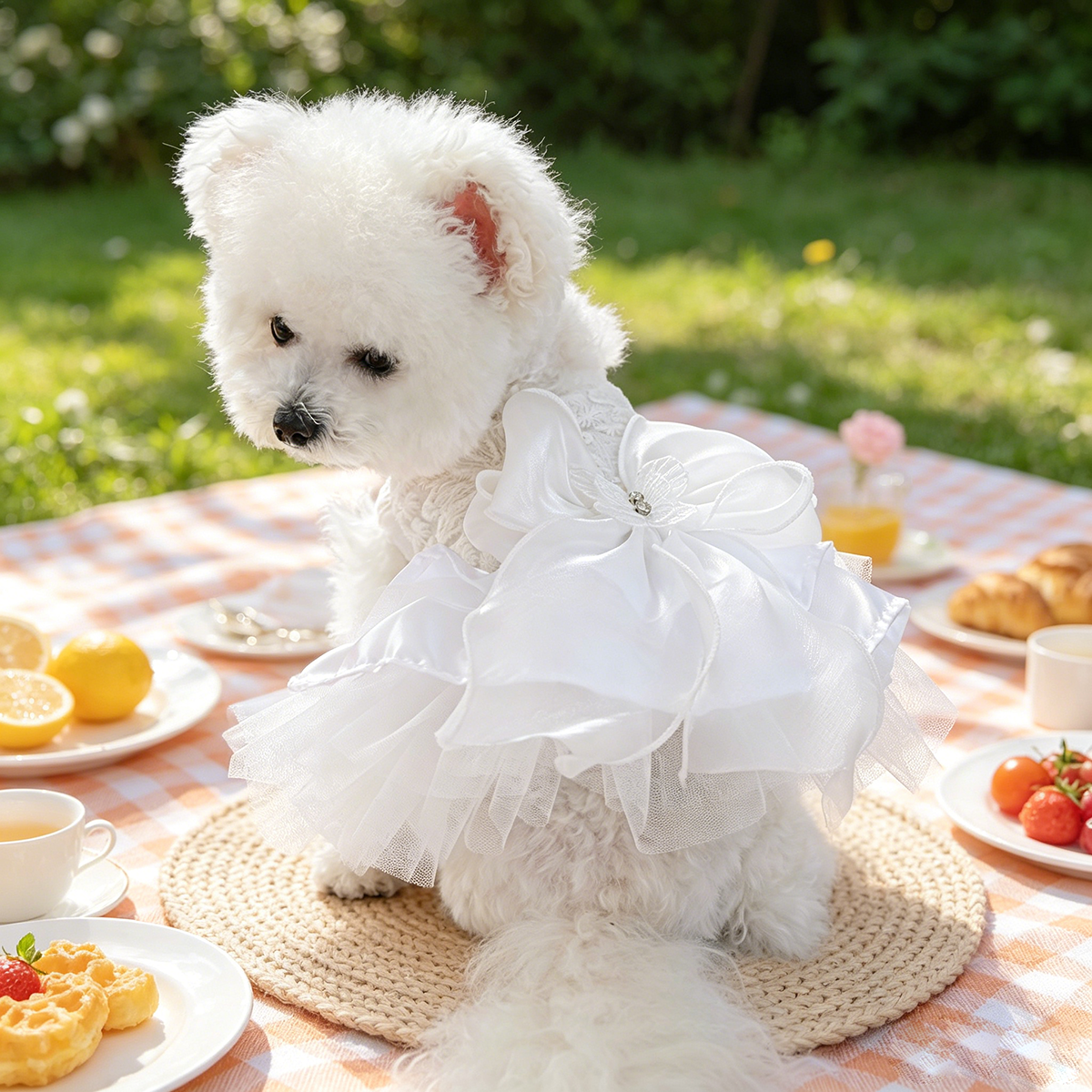 Elegant Lace Bow Pet Dress, Go - Lace Teddy Lingerie incelemesi ve fiyatı