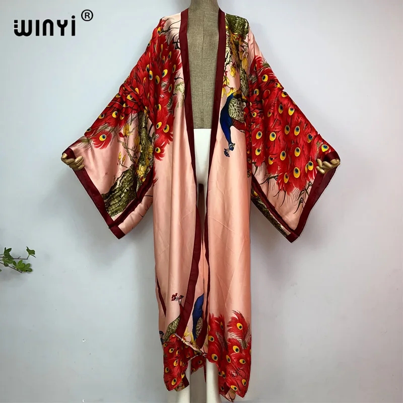 WINYI 2022 Summer Women Cardig - Robe Silk Women incelemesi ve fiyatı