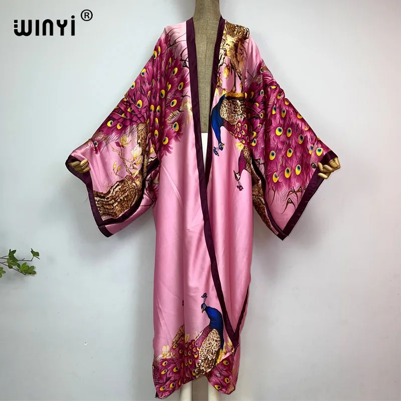 WINYI 2022 Summer Women Cardig - Robe Silk Women incelemesi ve fiyatı