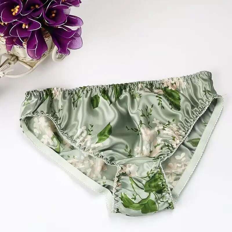 Summer Floral Print Ice Silk M - Boyshort Underwear incelemesi ve fiyatı