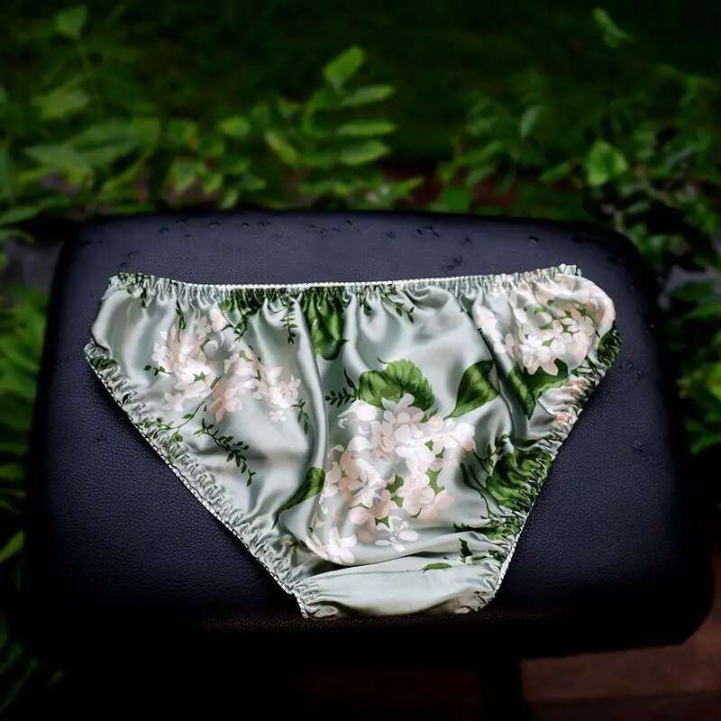 Summer Floral Print Ice Silk M - Boyshort Underwear incelemesi ve fiyatı