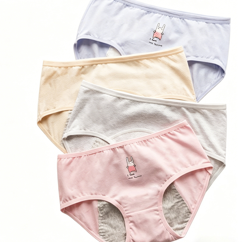 Cute Cartoon Period Underwear  - Period Panty Absorbent incelemesi ve fiyatı