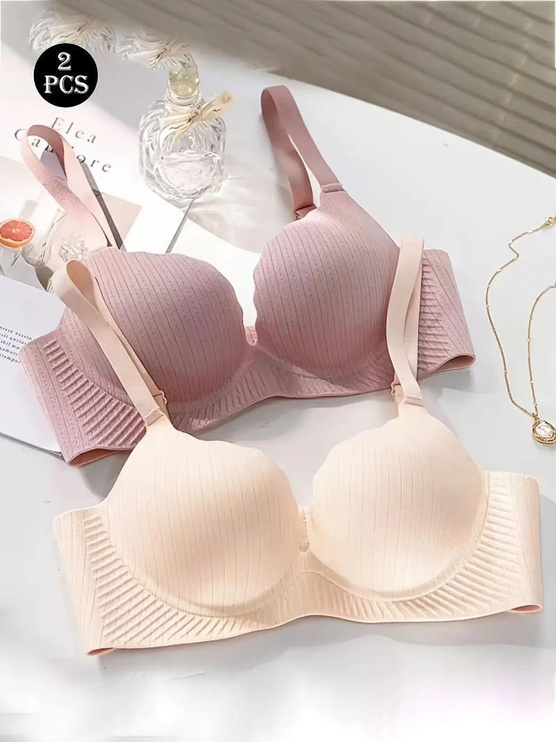 2PCS Petite Womens AA Cup Bra  - Push Up Bra Padded incelemesi ve fiyatı