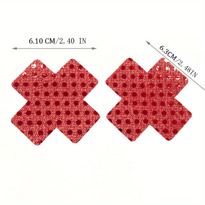 Red Cross Design Nipple Covers - Nipple Cover Pasties incelemesi ve fiyatı