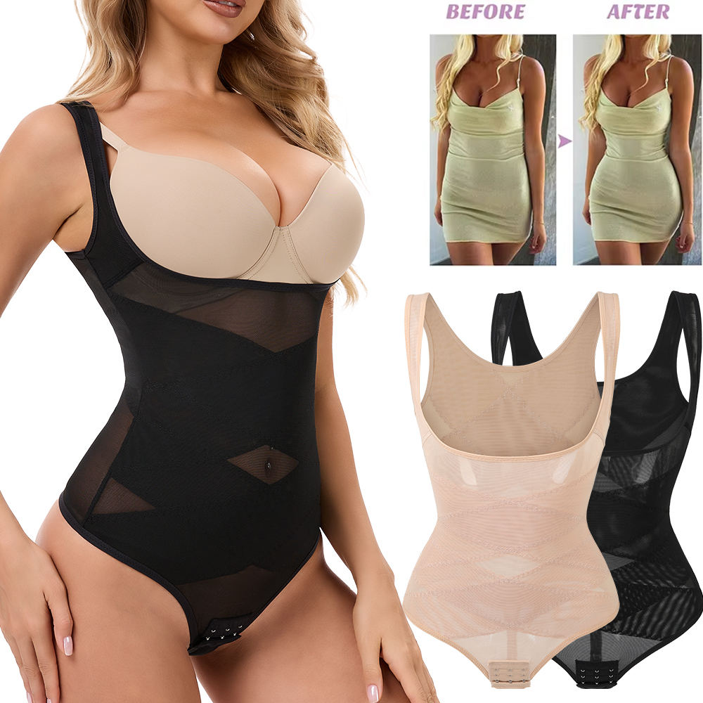 Mesh Thongs Bodysuit Shapewear - Shapewear Bodysuit Firm incelemesi ve fiyatı