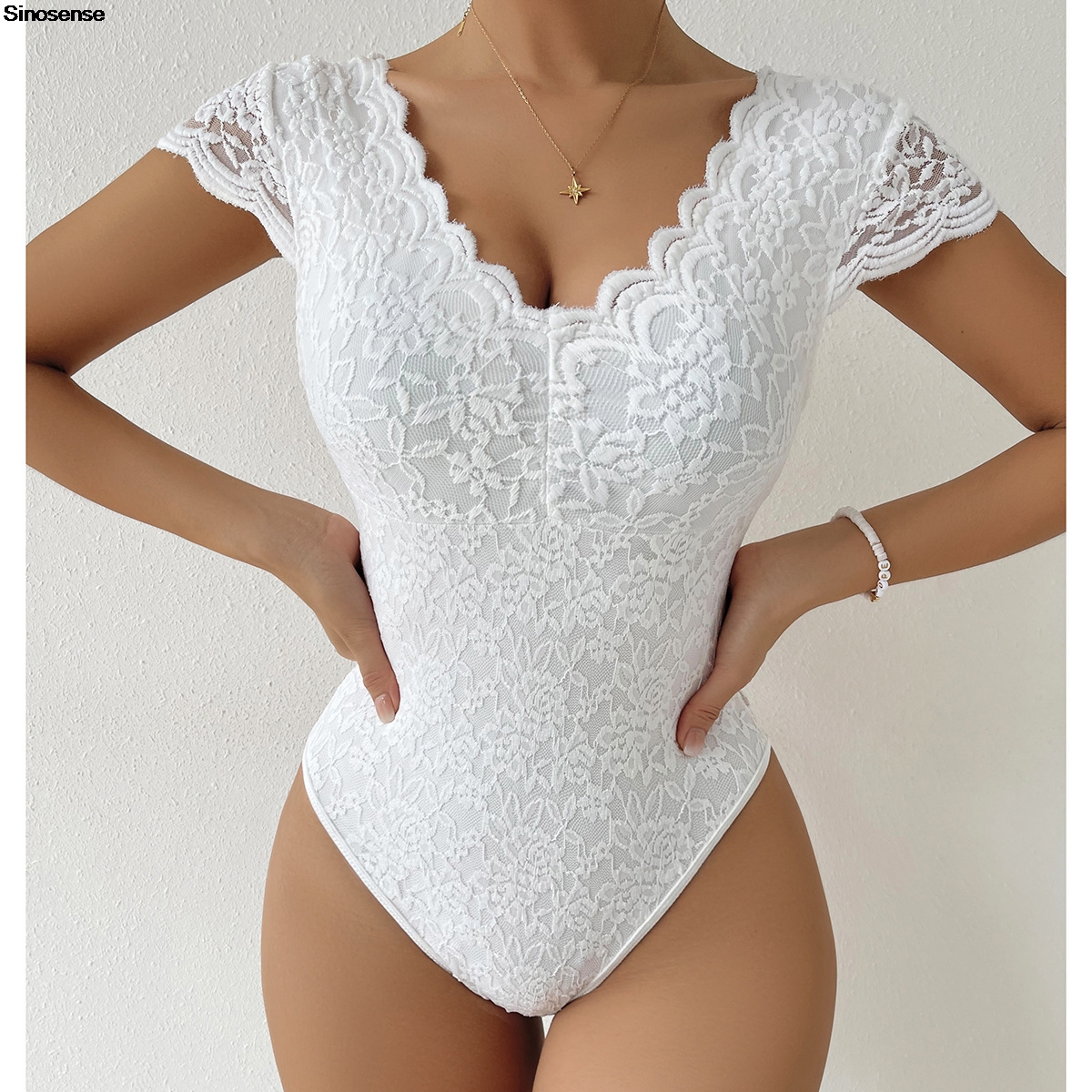 Womens Embroidery Floral Contr - Lace Teddy Lingerie incelemesi ve fiyatı